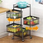 4 Layer Square Shape Kitchen Rack - Image 3