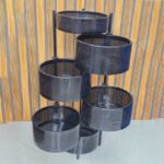 6 Layer Round Shape Kitchen Rack - Image 3