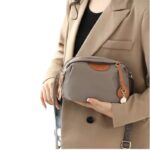 Gelory Casual Travel Waterproof Messenger Bag Trendy Grey 00 - Image 5