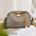 Gelory Casual Travel Waterproof Messenger Bag Trendy Grey 00