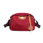 Gelory Casual Travel Waterproof Messenger Bag Trendy Red