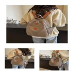 2026 New Hot Women's Backpacks Designer High Quality Soft Nylon Simple Fashion Bag Grey - Image 6