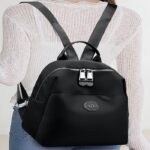 2026 New Hot Women's Backpacks Designer High Quality Soft Nylon Simple Fashion Bag Black - Image 3
