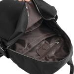 2026 New Hot Women's Backpacks Designer High Quality Soft Nylon Simple Fashion Bag Black - Image 2
