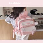 Cute Casual Premium Kids School Backpack (Pink) - Image 3