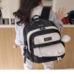 Cute Casual Premium Kids School Backpack (Black) - Image 3
