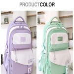 Cute Casual Premium Kids School Backpack (Purple) - Image 2