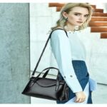 Atmospheric Popular Bag Crossbody Large Capacity Handbag BLACK - Image 4