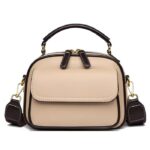 New Sac a Main Women Handbag soft small Shoulder Pu Leather Tote Hand Bags for Ladies Apricot - Image 2