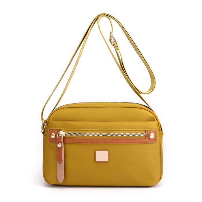 1775124647-max_darkgold Nylon Fashion Cross-body Bag Lightweight Portable Shoulder Bag(golden color) - Image 1