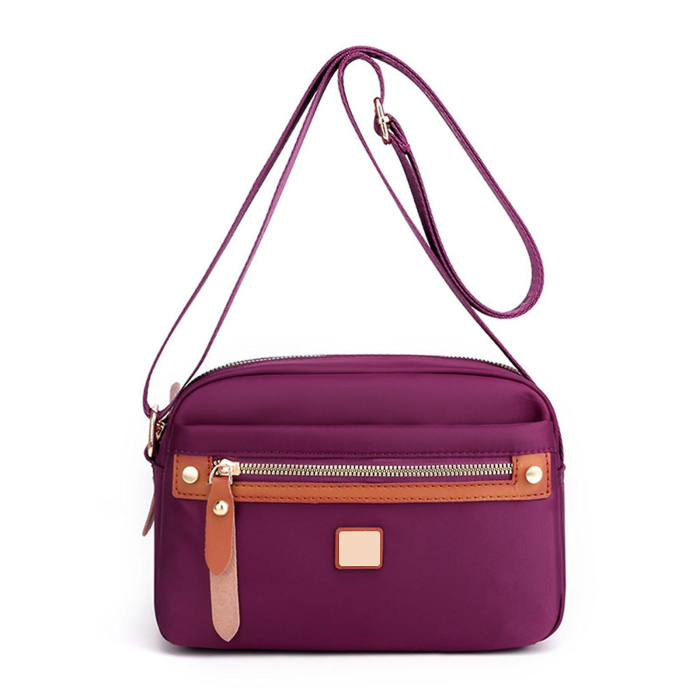 1775124803-maxpurpel Nylon Fashion Cross-body Bag Lightweight Portable Shoulder Bag(purple color) - Image 1