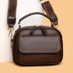 New Sac a Main Women Handbag soft small Shoulder Pu Leather Tote Hand Bags for Ladies(cof - Image 2