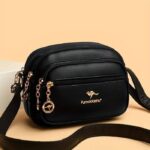 Multi Layer Zipper New Niche Design Shoulder Bag