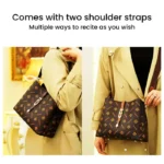 Luxury Large Capacity Bucket Shoulder Bag for - Image 4