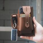 Retro Belt Waist Fashionable Bag Brown
