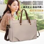 New Women Tote Bag Oxford Large Handbag Shoulder Bags(White) - Image 5