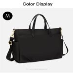 New Women Tote Bag Oxford Large Handbag Shoulder Bags(Black) - Image 2