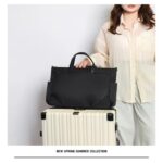 New Women Tote Bag Oxford Large Handbag Shoulder Bags(Black) - Image 4