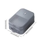 Waterproof Shoe Bags for Travel Bag for Packing Portable Shoe Cubes (Grey) - Image 2