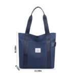 Fashion Shopping Bag ( blue color ) - Image 3