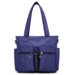 Women Casual Large Capacity Waterproof Oxford Cloth Bag(Dark Blue) - Image 3