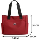 Fashion Shopping Bag ( maroon color ) - Image 3
