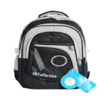 Unisex Waterproof School Backpack – Lightweight (Black) - Image 2