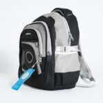 Unisex Waterproof School Backpack – Lightweight (Black) - Image 3