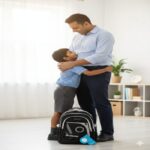 Unisex Waterproof School Backpack – Lightweight (Black) - Image 5