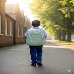 Unisex Waterproof School Backpack – Lightweight (Sage Green) - Image 2
