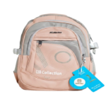 Unisex Waterproof School Backpack – Lightweight (Peach Pink)