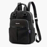 New leisure nylon ladies CHINA Bagpack Black