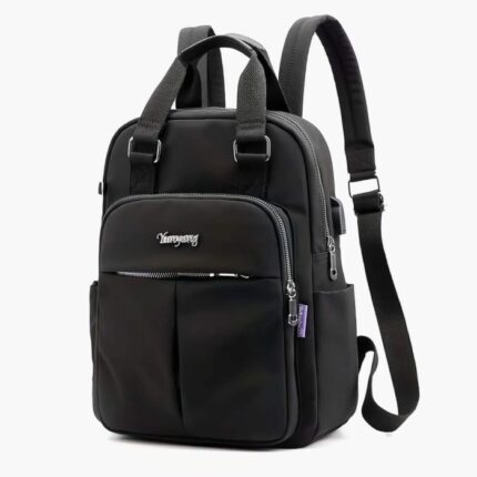 New leisure nylon ladies CHINA Bagpack Black