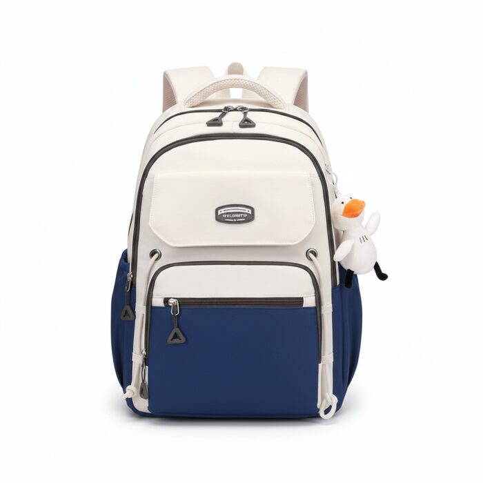 1775105411-schooll Middle School, High School, and College Students' Schoolbags Stain-Resistant Backpacks (Blue) - Image 1