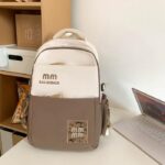 Schoolbags, College ' Cute Large-Capacity Backpacks, Simple Casual Backpacks(khaki )