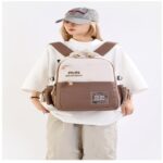 Schoolbags, College ' Cute Large-Capacity Backpacks, Simple Casual Backpacks(khaki ) - Image 4