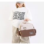 Schoolbags, College ' Cute Large-Capacity Backpacks, Simple Casual Backpacks(khaki ) - Image 5