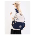 Schoolbags, College Cute Large-Capacity Backpacks, Simple Casual Backpacks(Blue) - Image 3