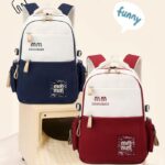 Schoolbags, College Cute Large-Capacity Backpacks, Simple Casual Backpacks(Blue) - Image 4