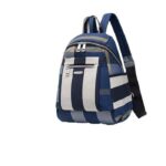 Nylon Backpack Durable Waterproof Casual Shoulder Bag Blue Color - Image 2