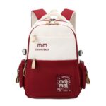 Schoolbags, College Cute Large-Capacity Backpacks, Simple Casual Backpacks(Red) - Image 2