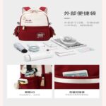 Schoolbags, College Cute Large-Capacity Backpacks, Simple Casual Backpacks(Red) - Image 3