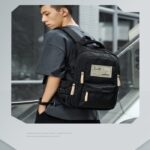 Aesthetic Large Capacity Cute Backpack (Black) - Image 4