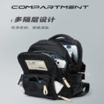 Aesthetic Large Capacity Cute Backpack (Black) - Image 3